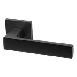 Дверная ручка на тонкой розетке Armadillo Urban Slim K.USS52.SKY BL-26 черная