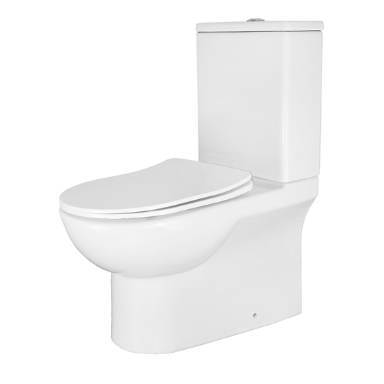 Унитаз-компакт безободковый Azario Ambra AZ-848 сиденье микролифт