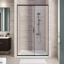 Душевая дверь Bas Lite WTW-110-C-B 110x190 черный профиль