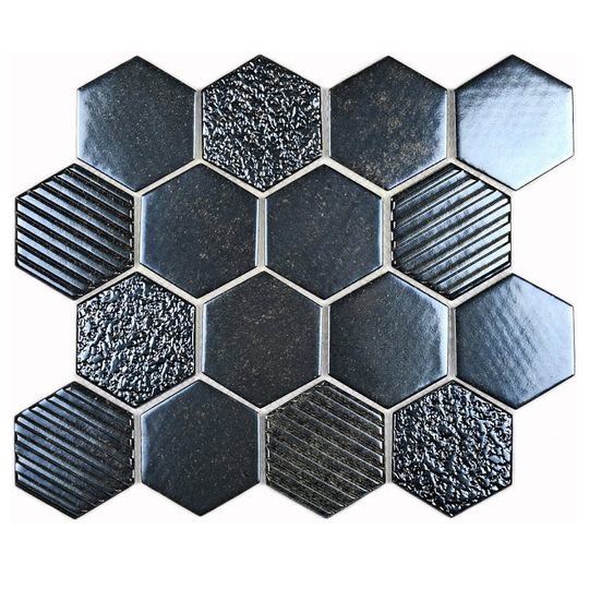 Мозаика стеклянная Bonaparte Saba Iron 26,4x30,4