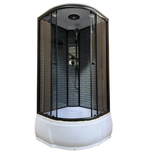 Душевая кабина Дана 22Г 100x100x215 графит кирпич