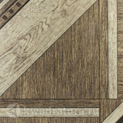 Напольная плитка Еврокерамика Лерида коричневая 3 LD 0011 40х40 см
