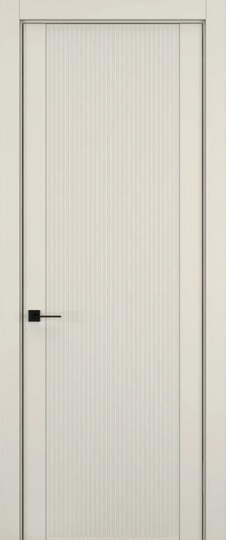 Межкомнатная дверь Hausdoors Фактурные линии 2 Керамик жемчужный ДГ