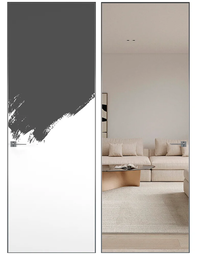 Скрытая дверь невидимка Hausdoors Инвизибл кромка матовый хром 4 стороны лицевая сторона под покраску/противоположная сторона зеркало