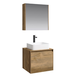 Комплект мебели для ванной Aqwella Mobi 60 дуб балтийский