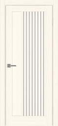 Межкомнатная дверь OPorte Турин 544.12 Ясень светлый стекло мателюкс