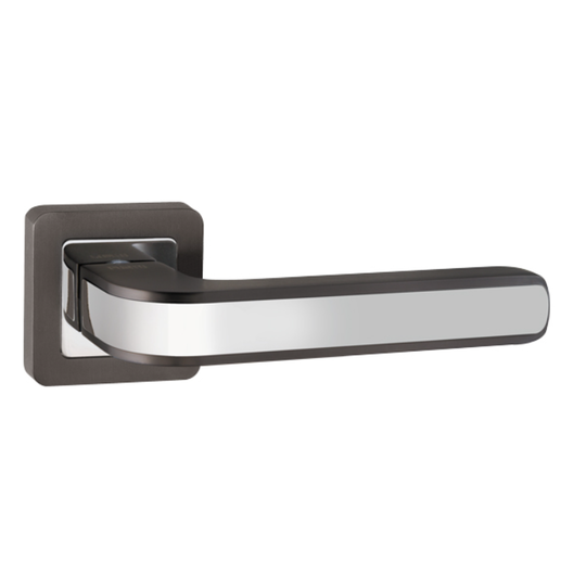 Дверная ручка Punto K.QR52.NOVA GR/CP-23 графит/хром