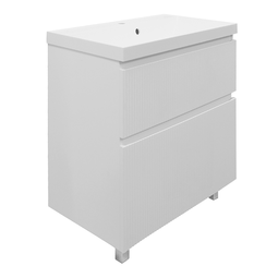 Тумба с раковиной Azario Viola 80/2Н белый матовый