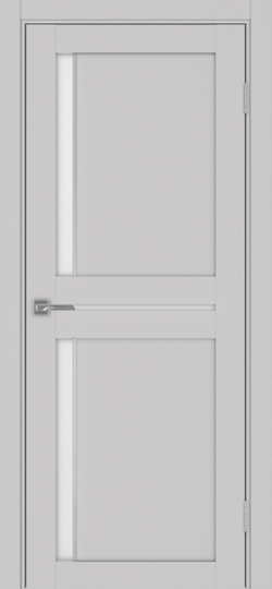 Межкомнатная дверь OPorte Турин 523АПС Молдинг SC Пепельный