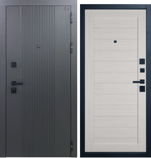 Входная дверь VFD Balance Twin Sharkskin/Atum 6 Bianco